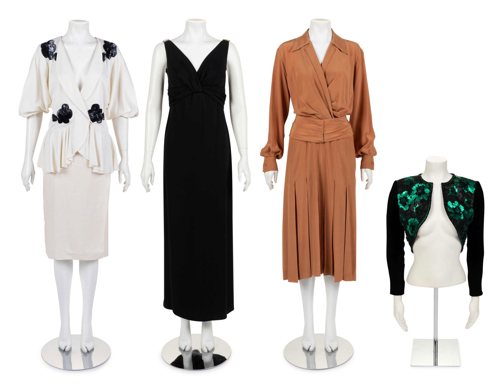 Collection of Four Ensembles: Two Dresses, One (1 of 6)