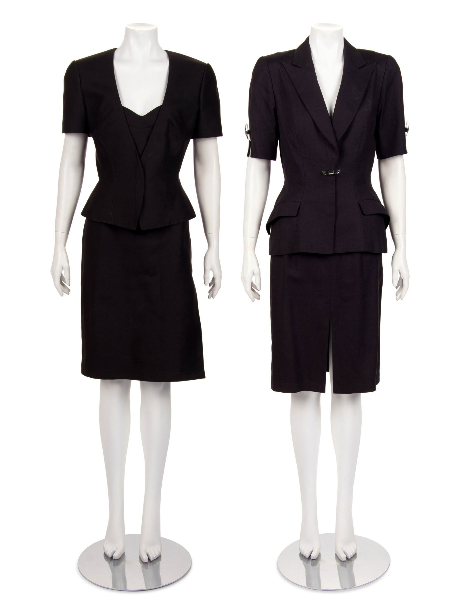 Two Thierry Mugler Two-Piece Suits, 1985-95 (1 of 5)