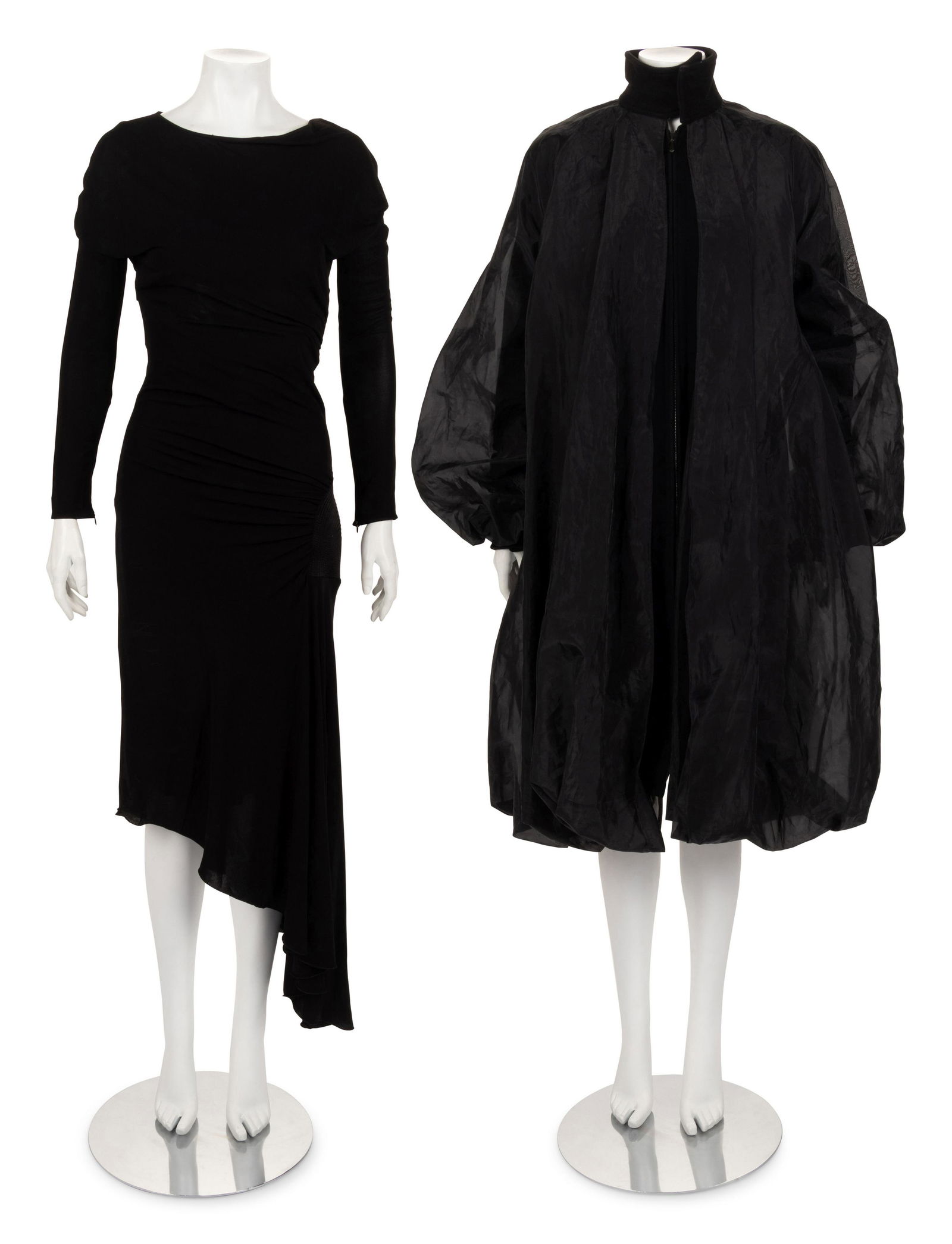 Jean Paul Gaultier Bubble Coat and Knit Dress (1 of 5)