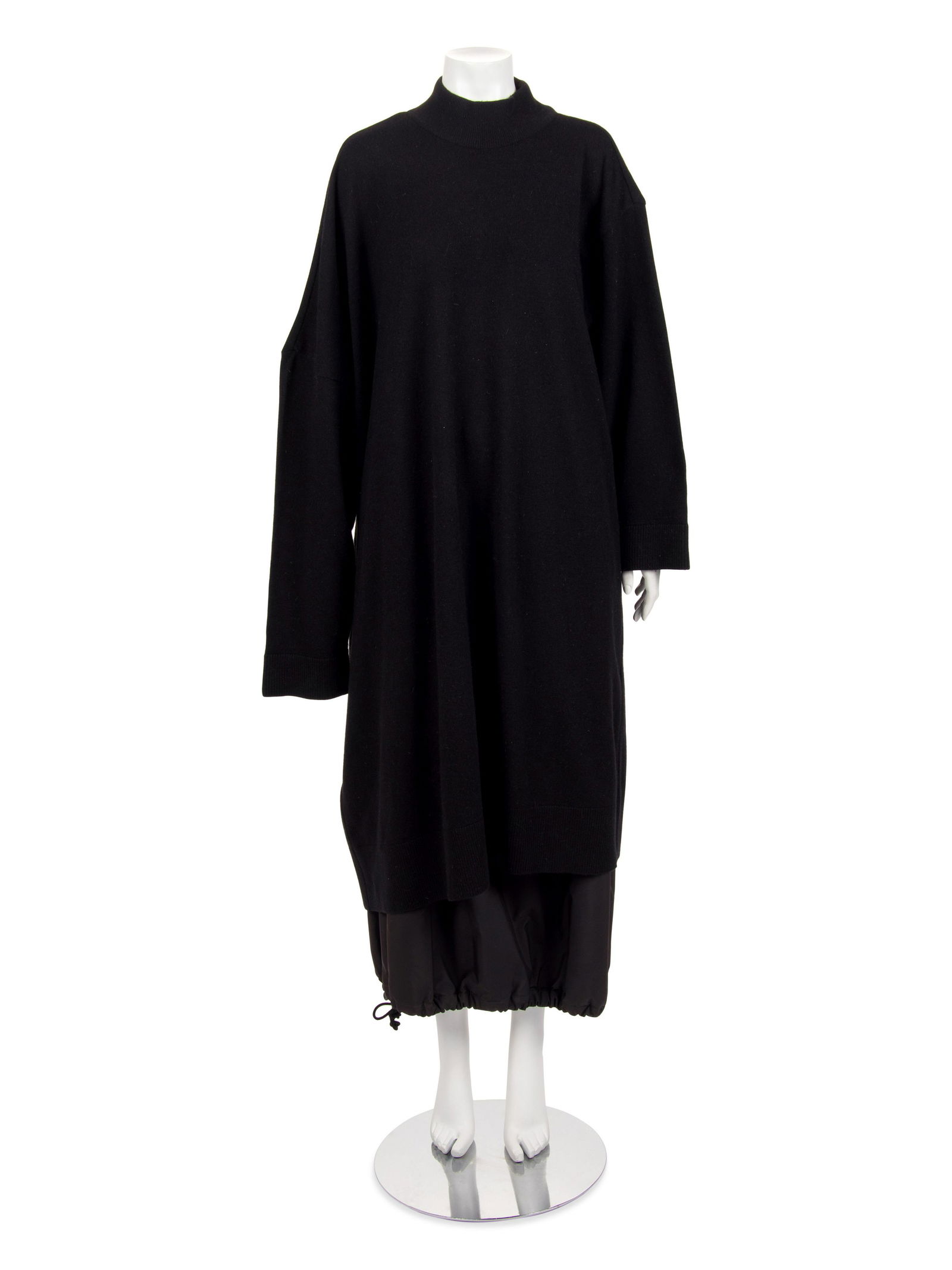 Issey Miyake Oversized Sweater with Pull Cord Skirt, (1 of 5)