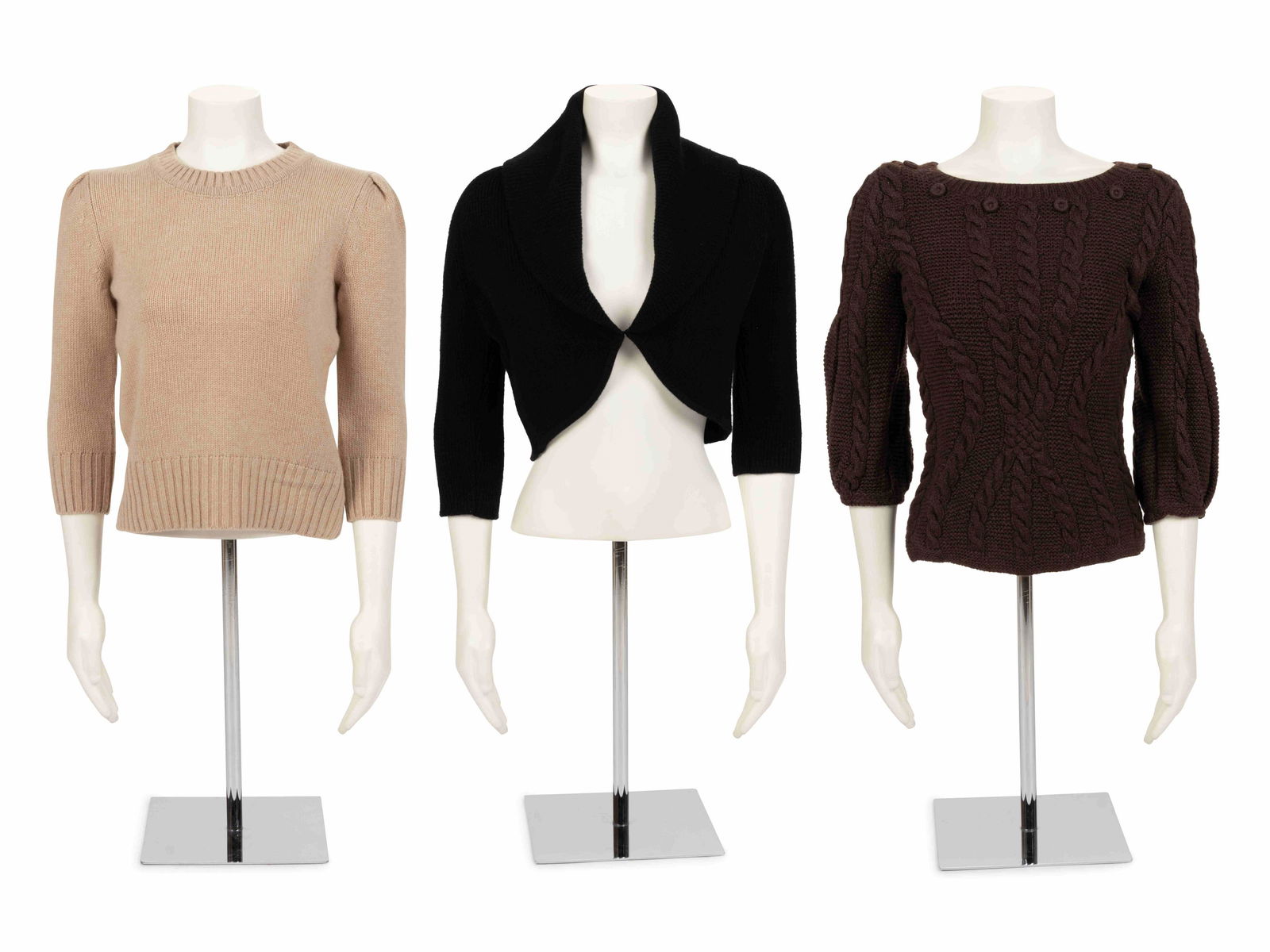 Three Oscar de la Renta Knit Tops: One Bolero, Two (1 of 4)