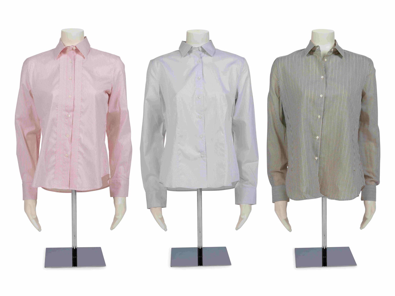 Three Loro Piana Cotton Dress Shirts, 2000s (1 of 3)