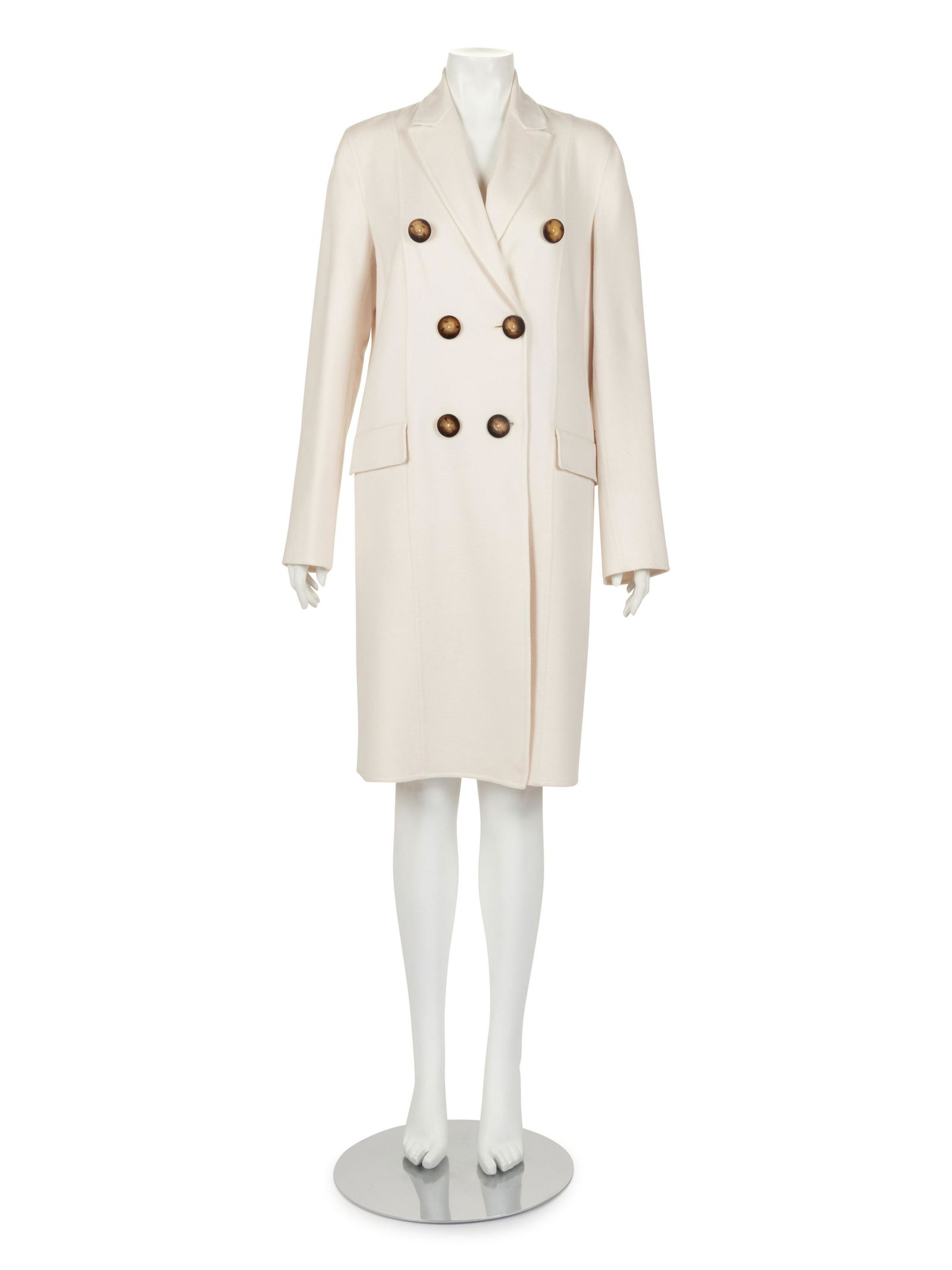 Agnona Cashmere Double Breasted Coat, 2000s (1 of 3)