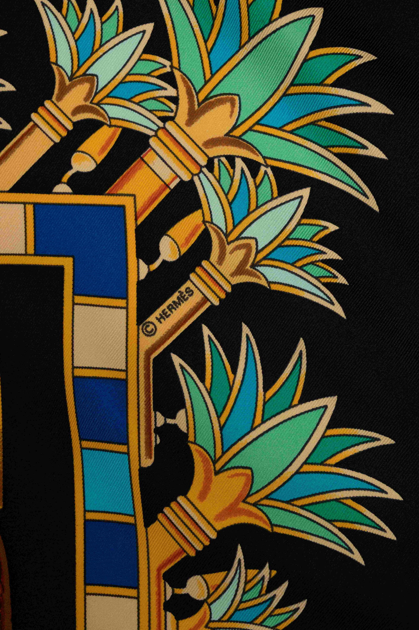 Two Hermes 90cm Silk Scarves (1 of 3)