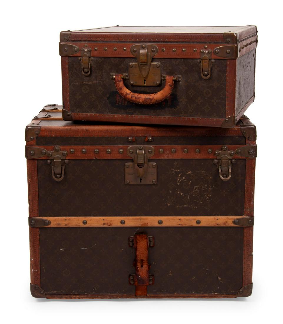Two Louis Vuitton Early 20th Century Travel Trunks (1 of 20)