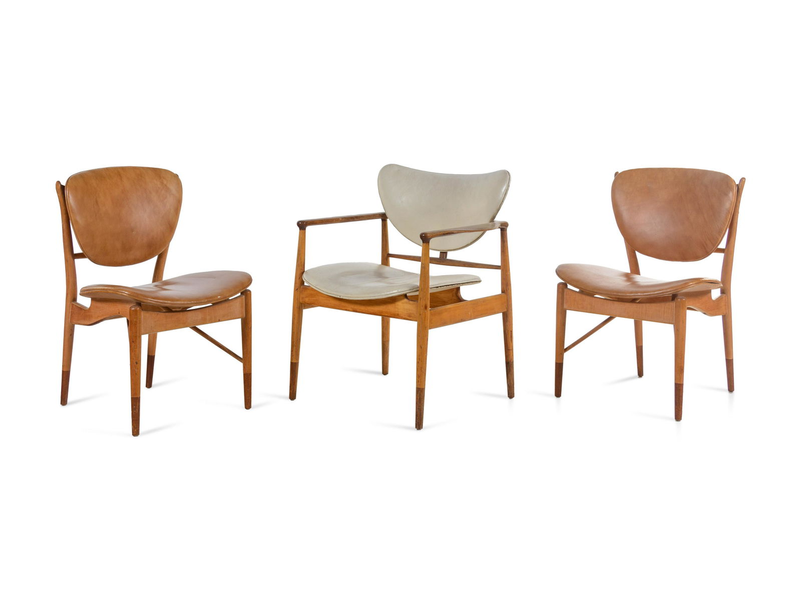 A Pair of Model 51 Side Chairs with a Model 48 Armchair (1 of 2)