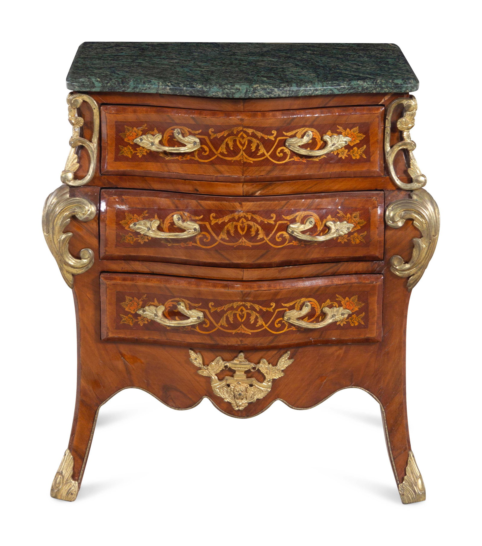 A Near Pair of Regence Style Gilt Metal Mounted Inlaid (1 of 8)