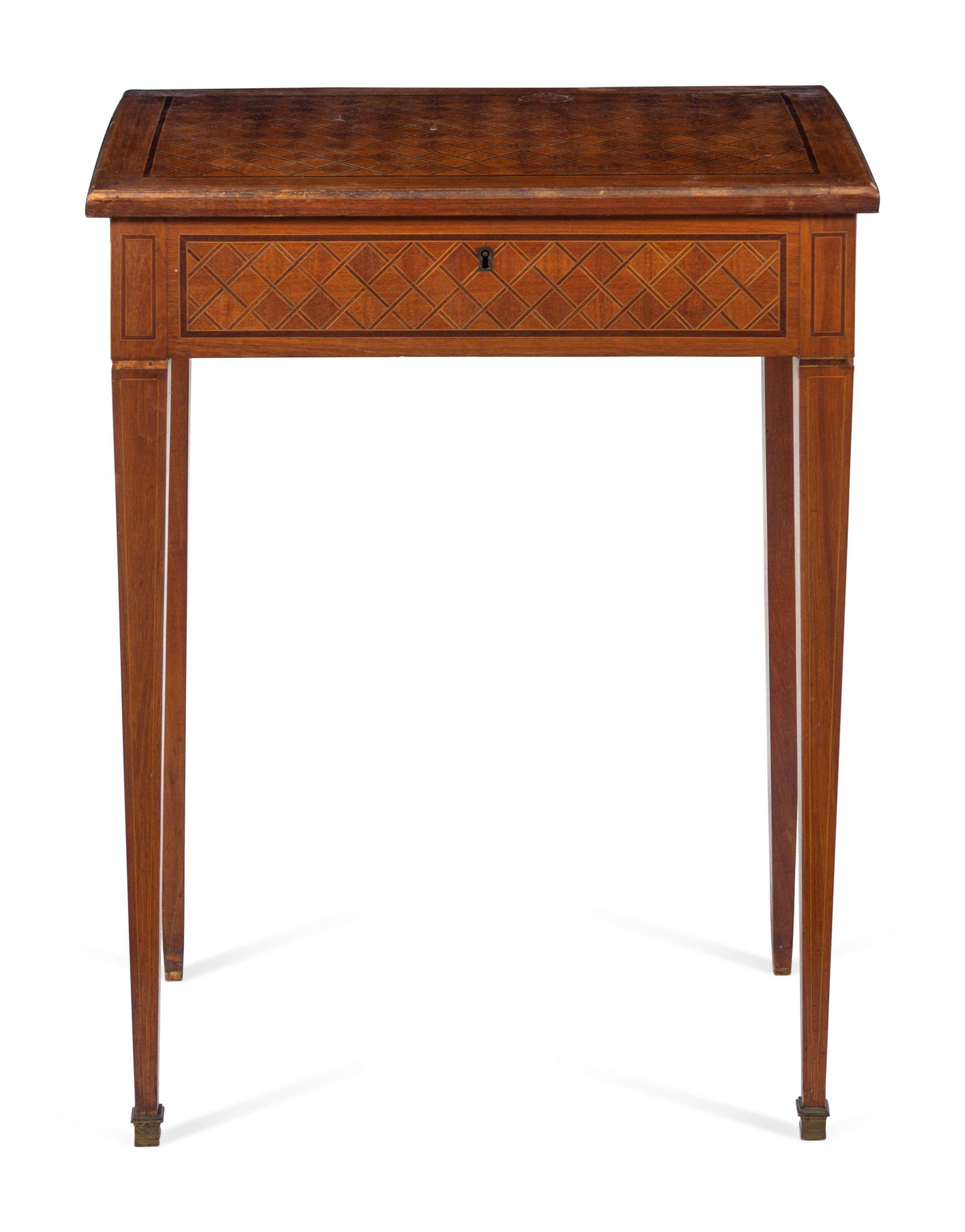 A Directoire Style Fruitwood Parquetry Dressing or Work (1 of 4)