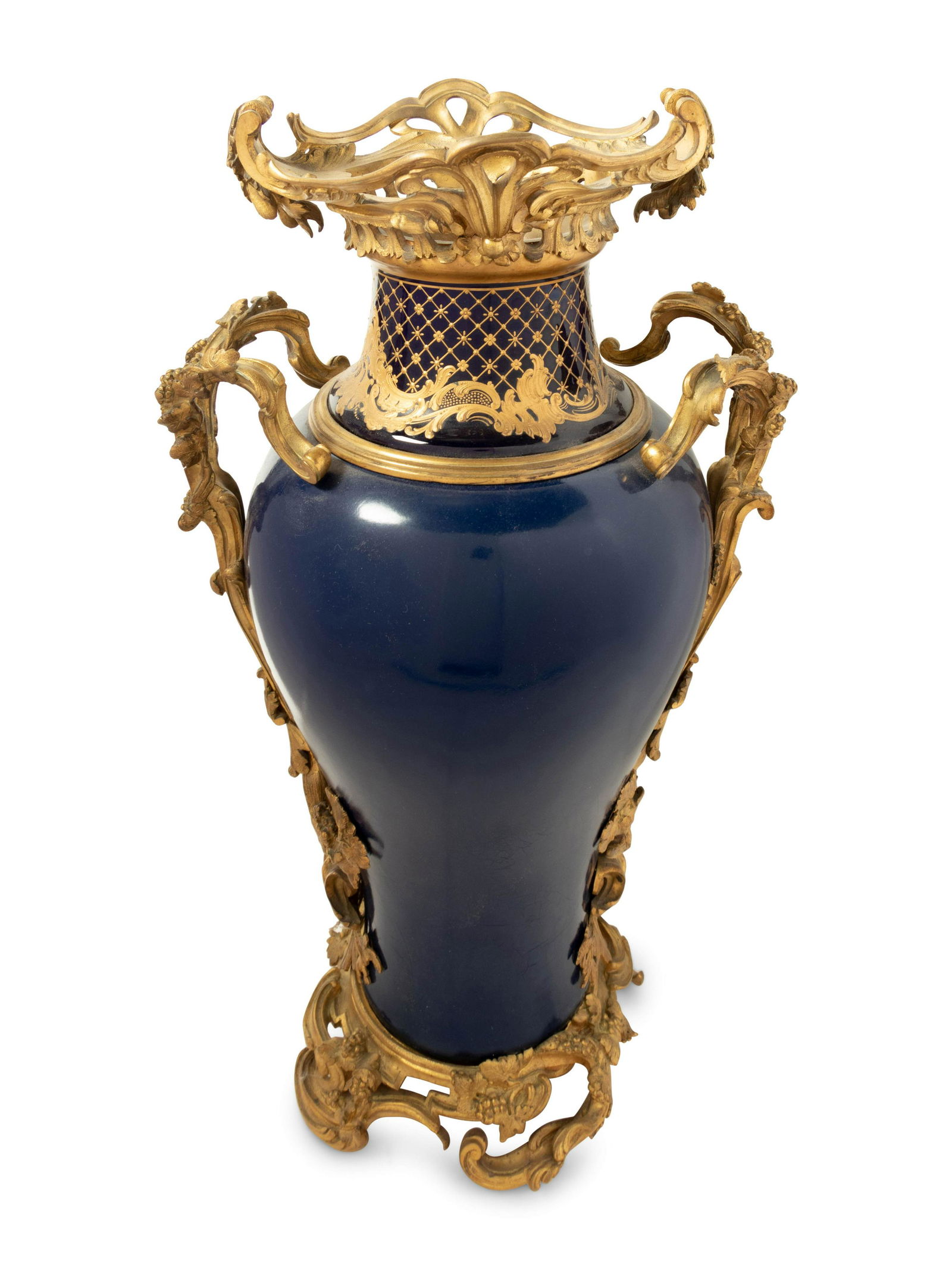 A Sevres Style Gilt Bronze Mounted Porcelain Vase (1 of 6)
