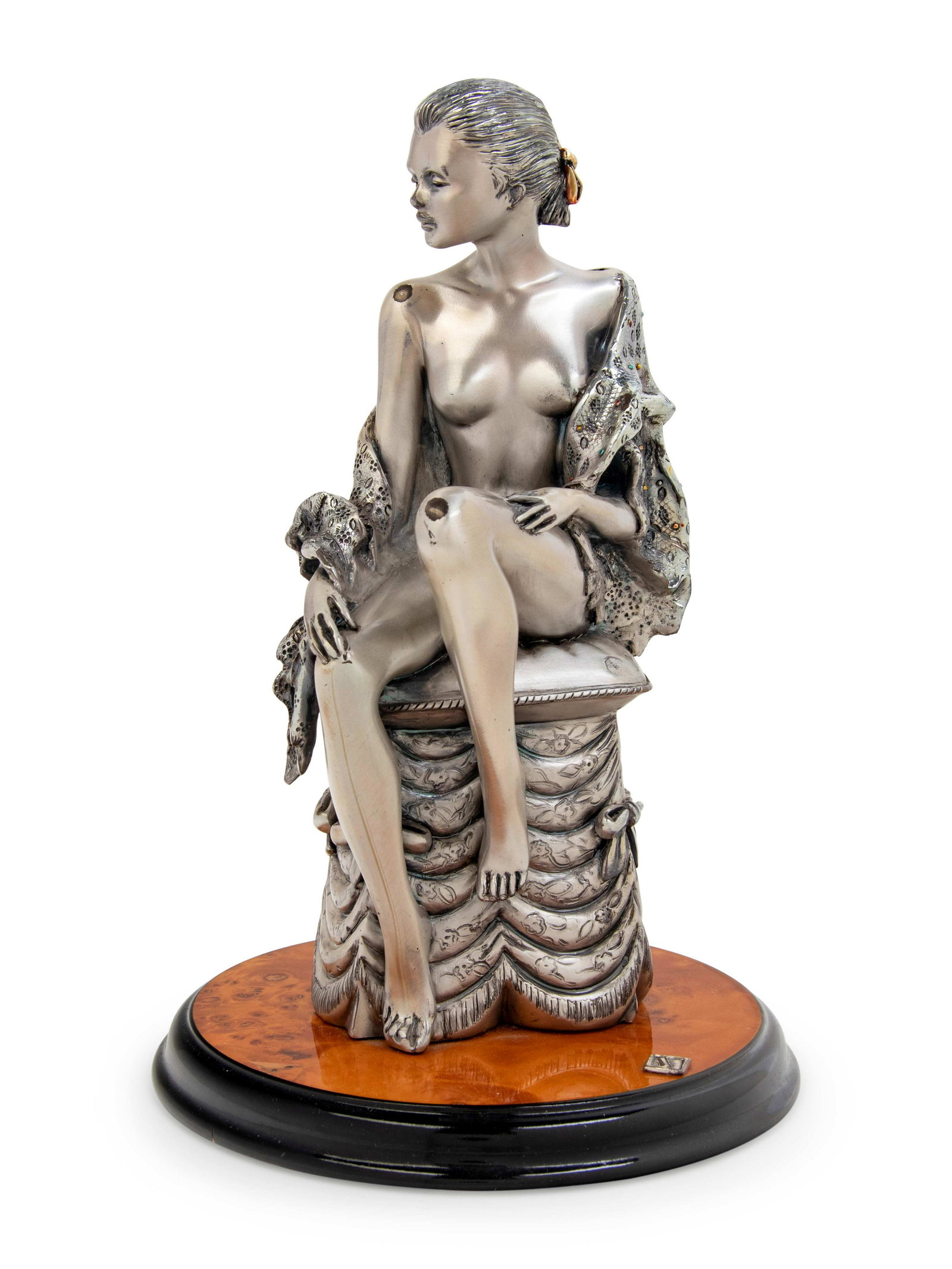 An Italian Silver Figure of a Lady (1 of 6)