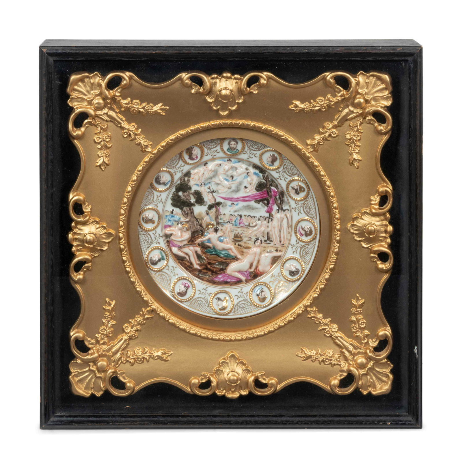 A Capodimonte Porcelain Plate (1 of 6)