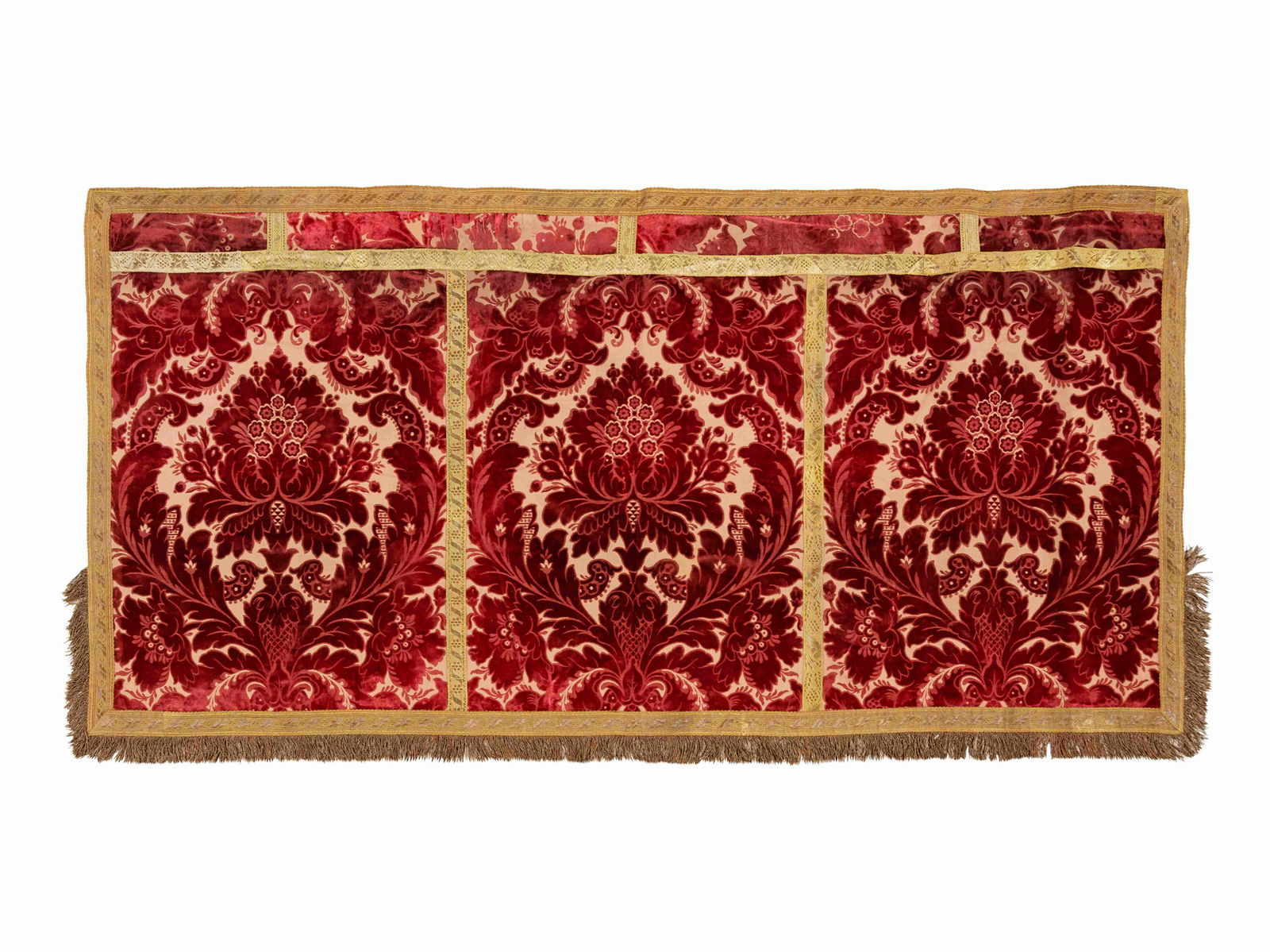 A Red Damask Altar Cloth (1 of 3)