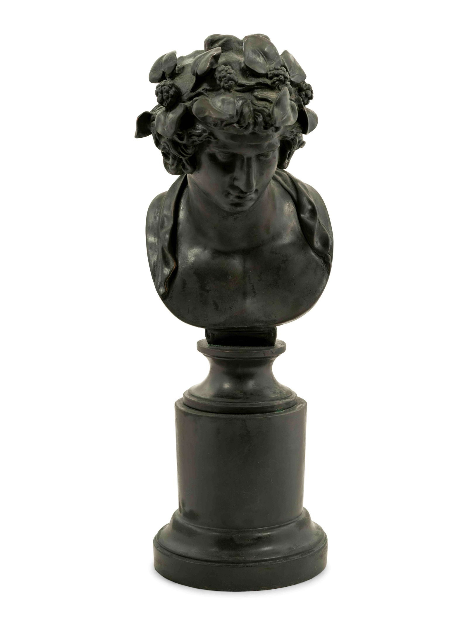 A Bronzed Composition Bust of Dionysus (1 of 3)