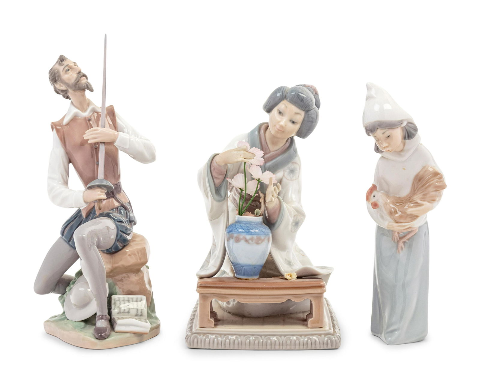 Three Lladro Porcelain Figures (1 of 3)