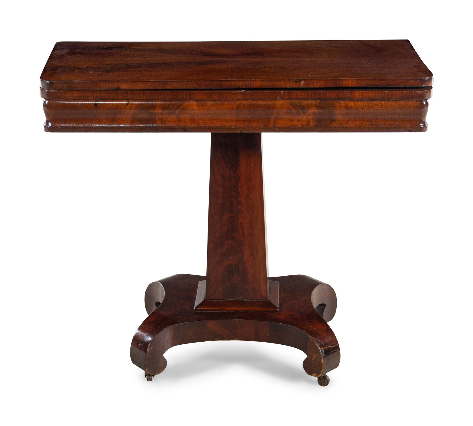 A Classical Mahogany Flip-Top Table (1 of 2)