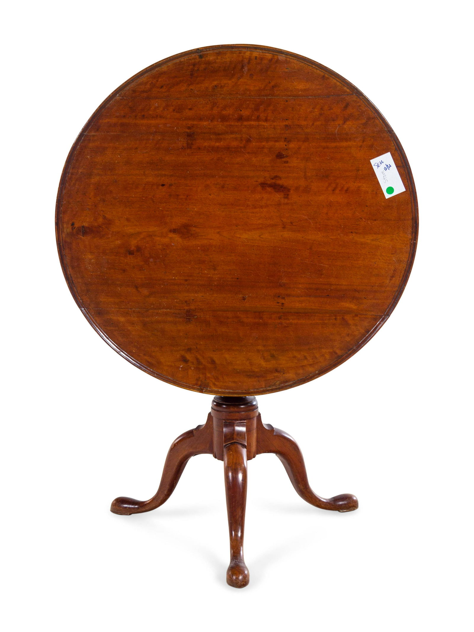 A Queen Anne Style Mahogany Tilt-Top Tripod Table (1 of 2)