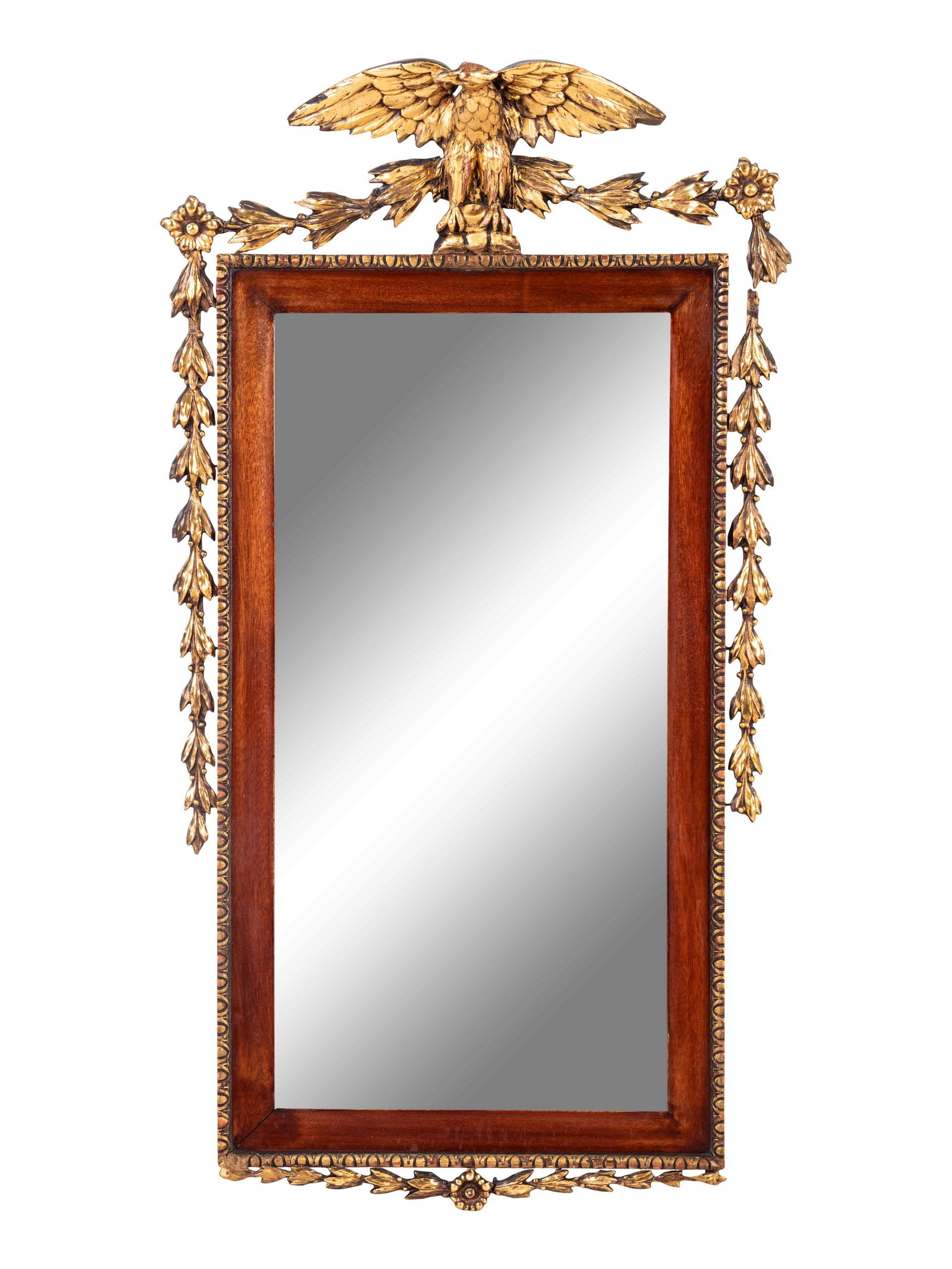 A Federal Style Parcel Gilt Mahogany Eagle-Mounted (1 of 4)