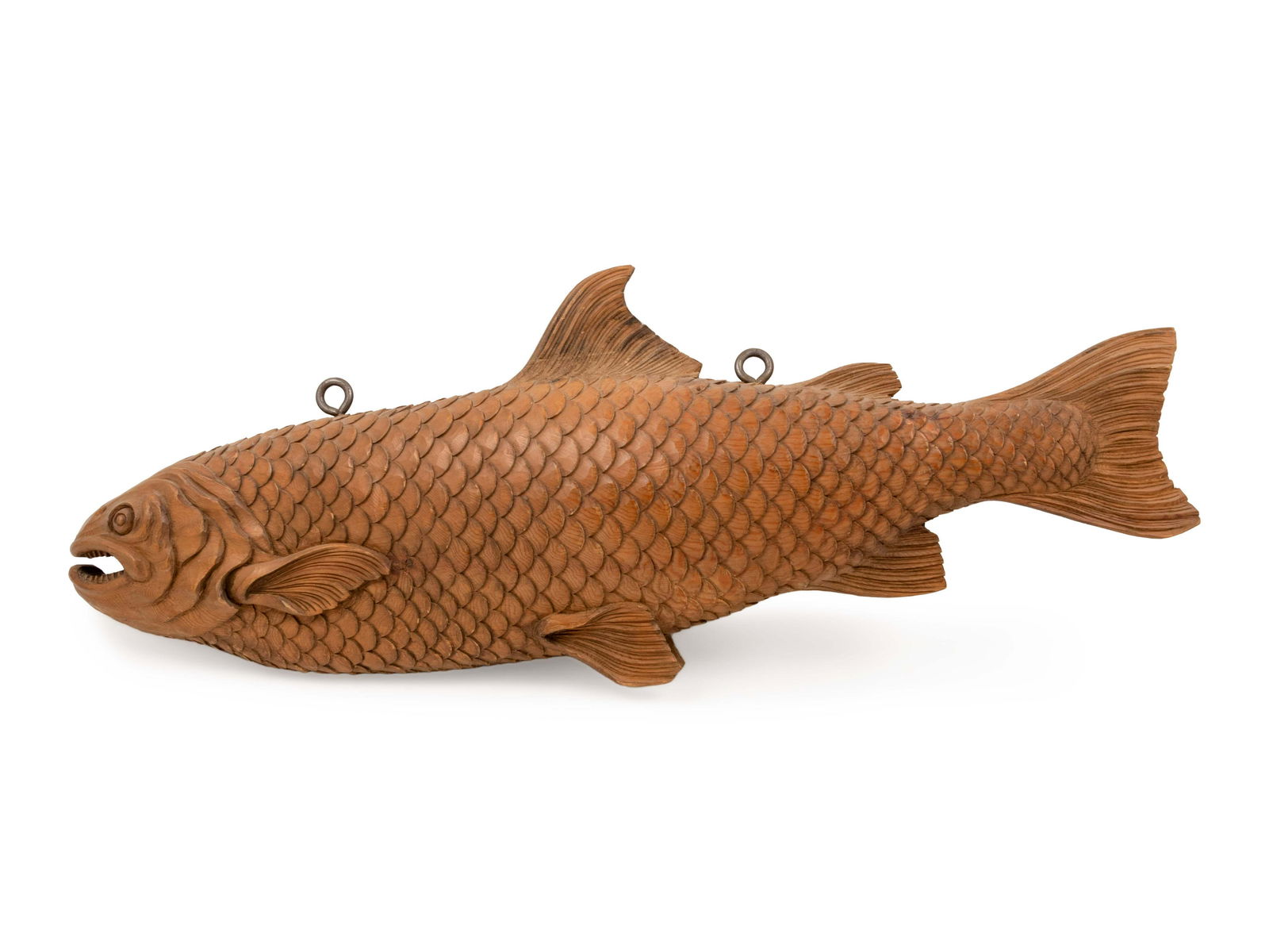 A Carved Pine Fishmonger Shop Sign (1 of 5)