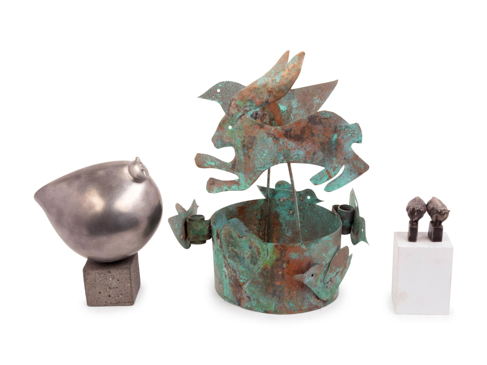 Three Metal Figural Groups (1 of 3)