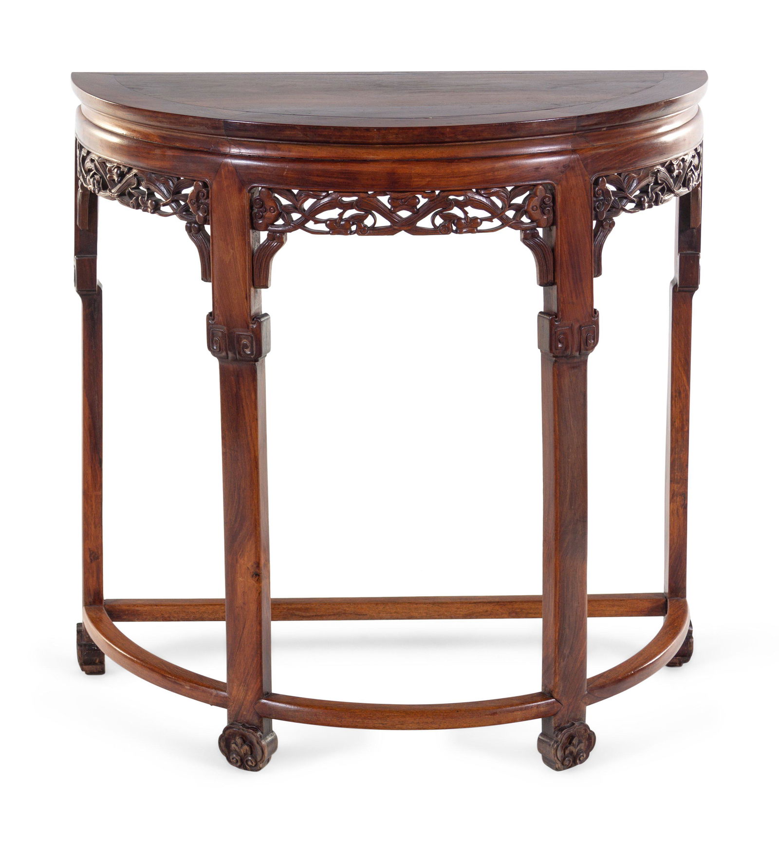 A Chinese Carved Rosewood Console Table (1 of 3)