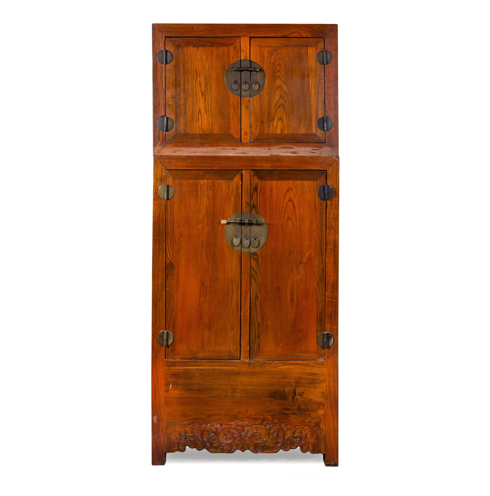 A Chinese Hardwood Cabinet, Fangjiaogui (1 of 3)