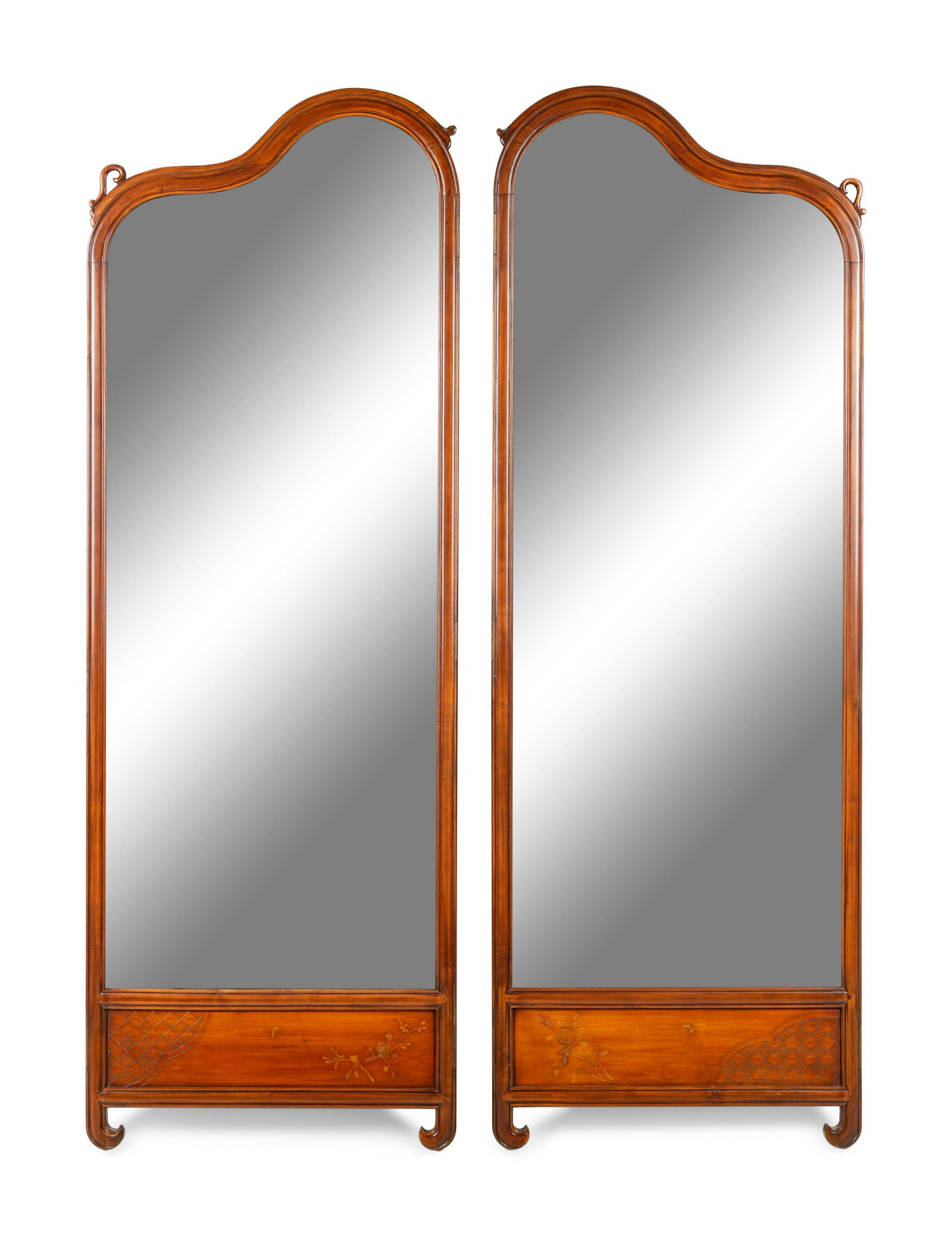 A Chinese Mirrored Two-Panel Screen (1 of 3)