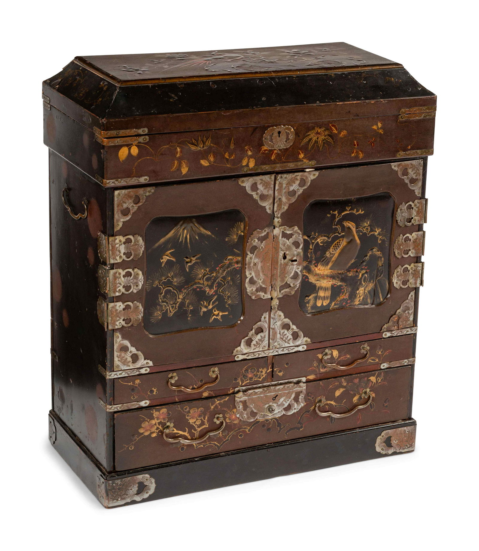 A Japanese Lacquered Table Cabinet (1 of 4)