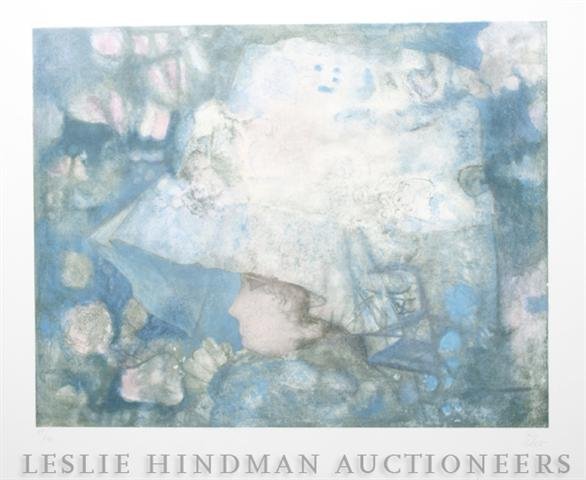 Poleo, (20th Century), Woman: Poleo (20th Century) Woman large edition lithograph edition 44/130, signed (lower right) 17 x 22 inches. Property from the Private Collection of Robert and Jane Calvin, Chicago, Illinois