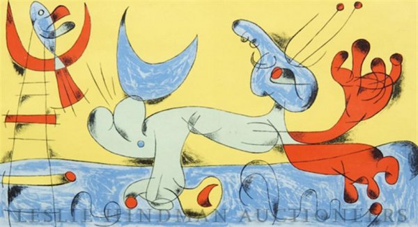 After Joan Miro, (Spanish, 1893-1983), Prevert