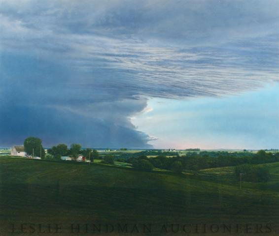James Butler, (British, b. 1931), Storm Clouds Pas: James Butler (British, b. 1931) Storm Clouds Passing, 1987 pastel on paper 30 x 36 inches. Property from the Collection of a New York-Based Financial Institution