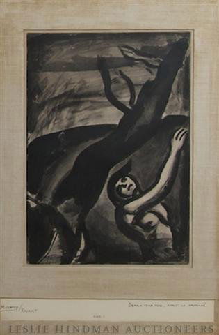 George Rouault, , Demain sud Beau, Distait le Nau: George Rouault Demain sud Beau, Distait le Naufrage plate 11 Property from the Collection of Joan Yunker, Park Ridge, Illinois