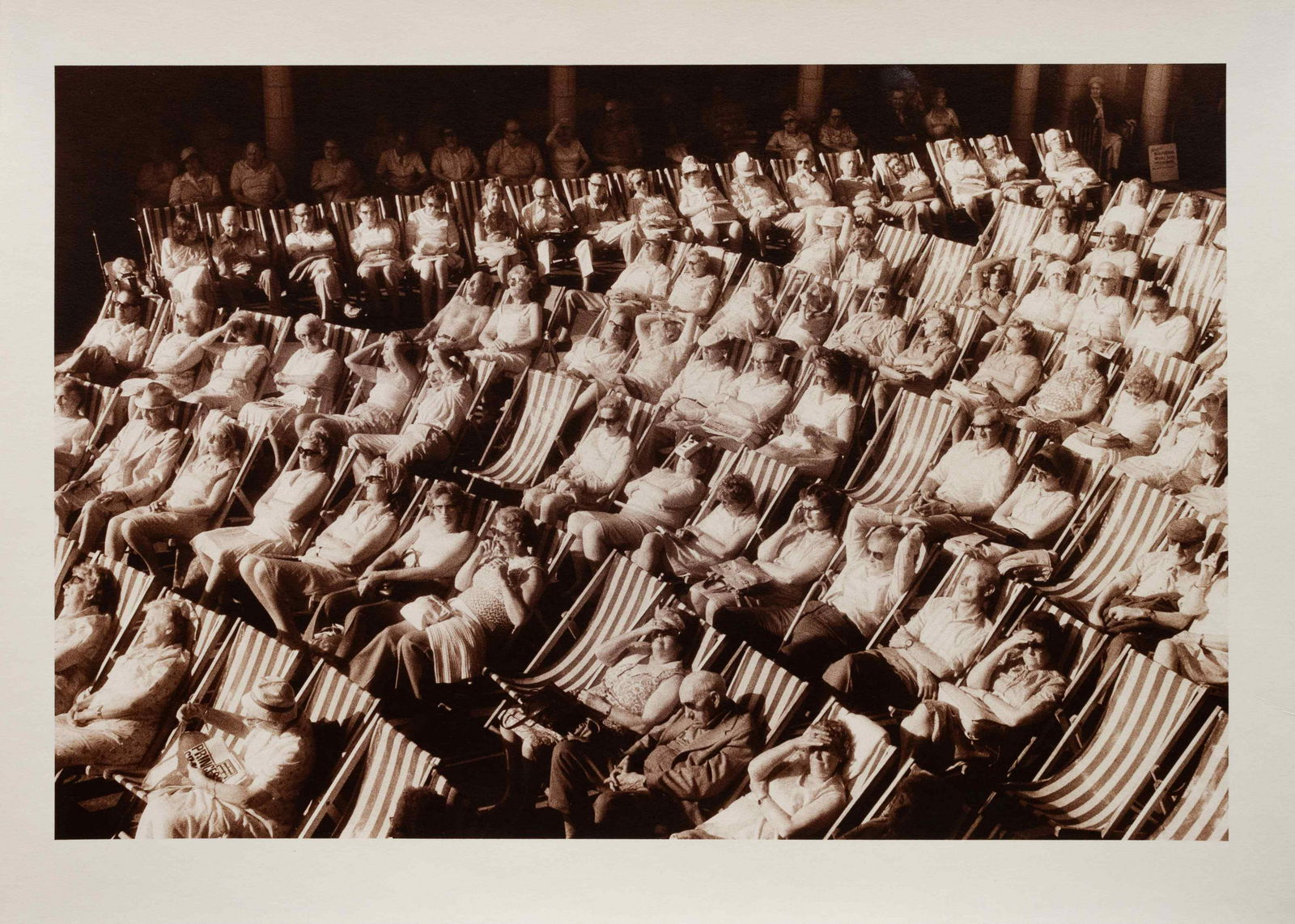 Marcia Lippman (American, b. 1944) A group of four: Marcia Lippman (American, b. 1944) A group of four photographs (Elberon #1, 1983; Paignton, England, 1982; Paignton, England (dog), 1982; Women on Wight, 1981) platinum prints each signed and titled (