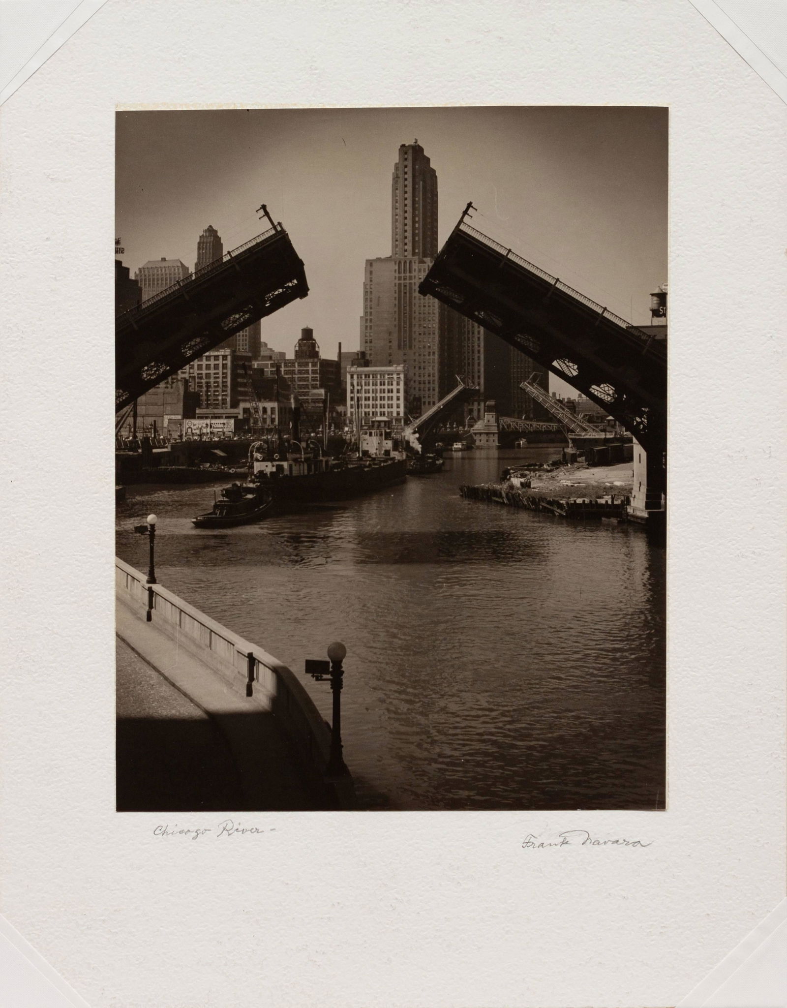 Frank Navara (American, 1898-1986) Chicago River, c. (1 of 3)