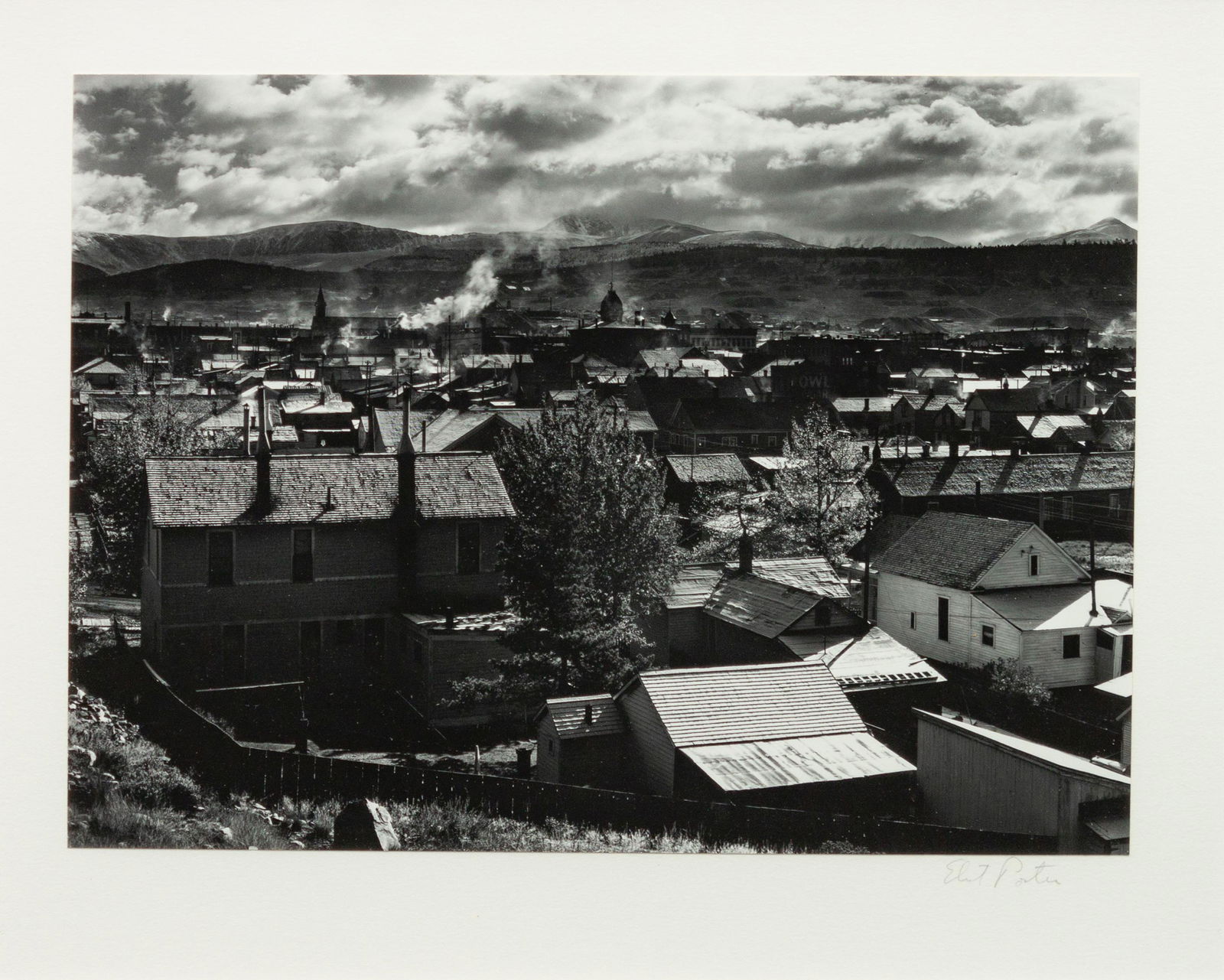 Eliot Porter (American, 1901-1990) Untitled (roof tops) (1 of 3)