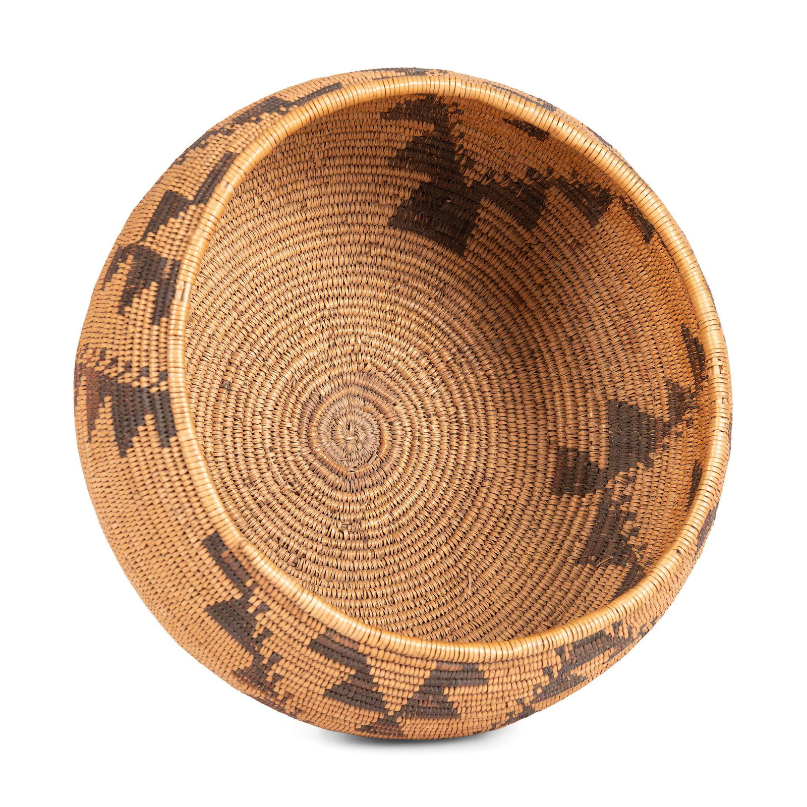 Maidu Basket   height 5 1/2 inches x diameter 9 (1 of 3)