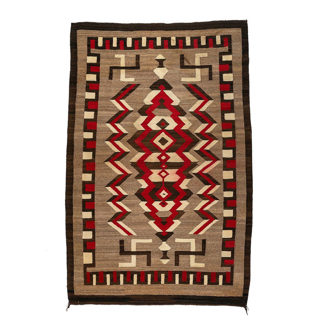 Navajo Western Reservation Weaving / Rug 76 x 51 3/4 (1 of 2)