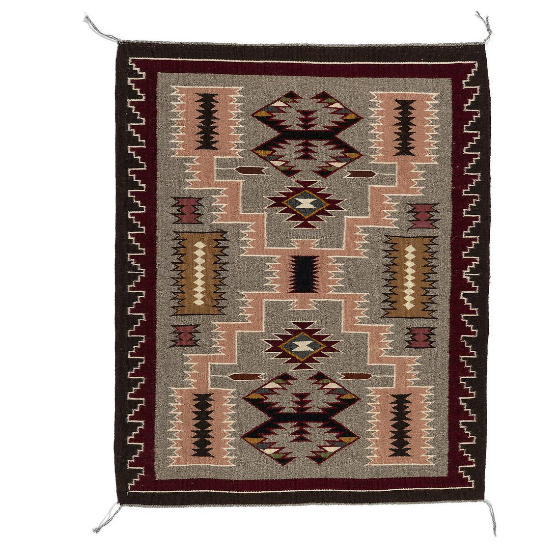 Esther Yazzie (Dine, 20th century) Navajo Storm Pattern (1 of 2)