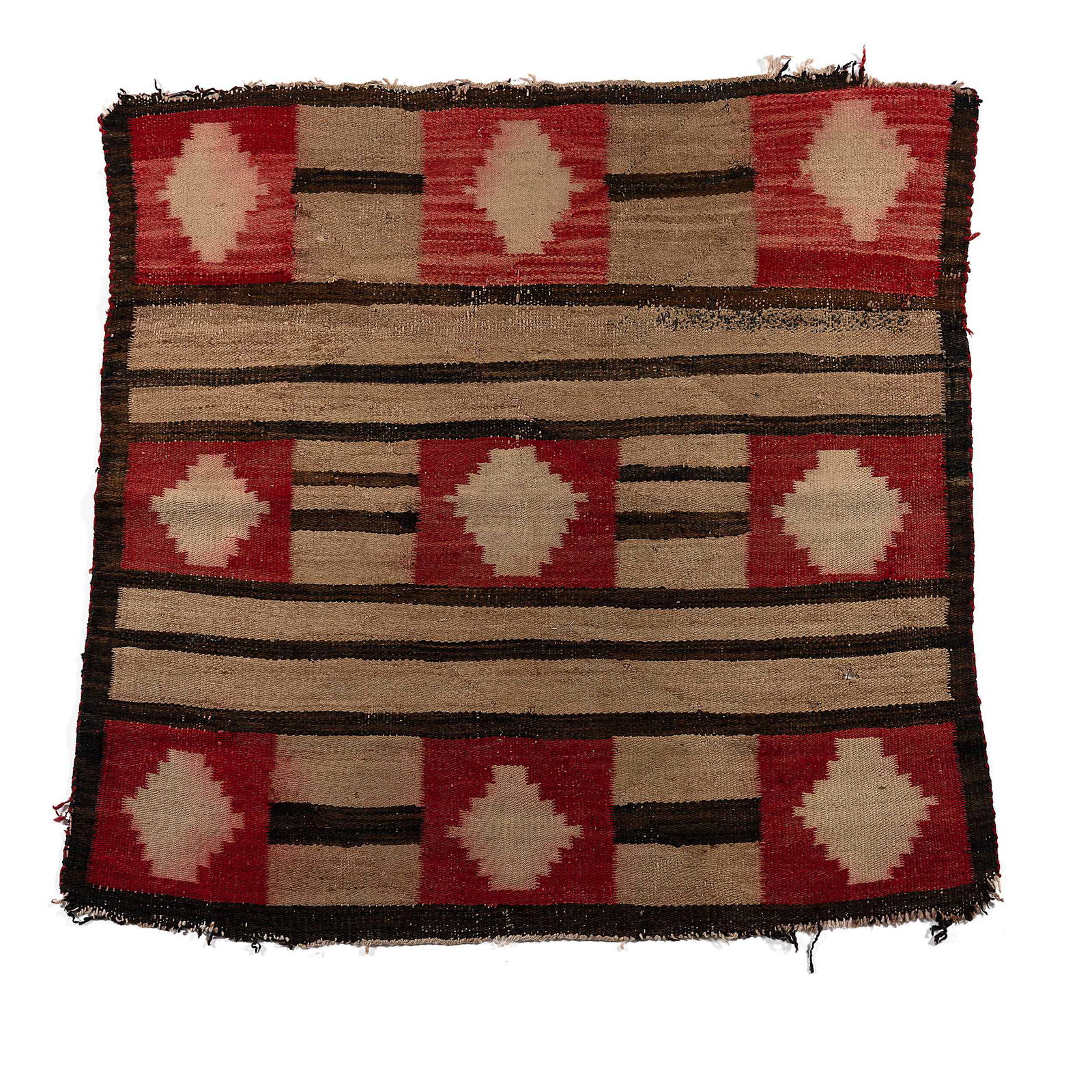Navajo Third Phase Saddle Blanket / Rug 41 x 38 inches (1 of 1)