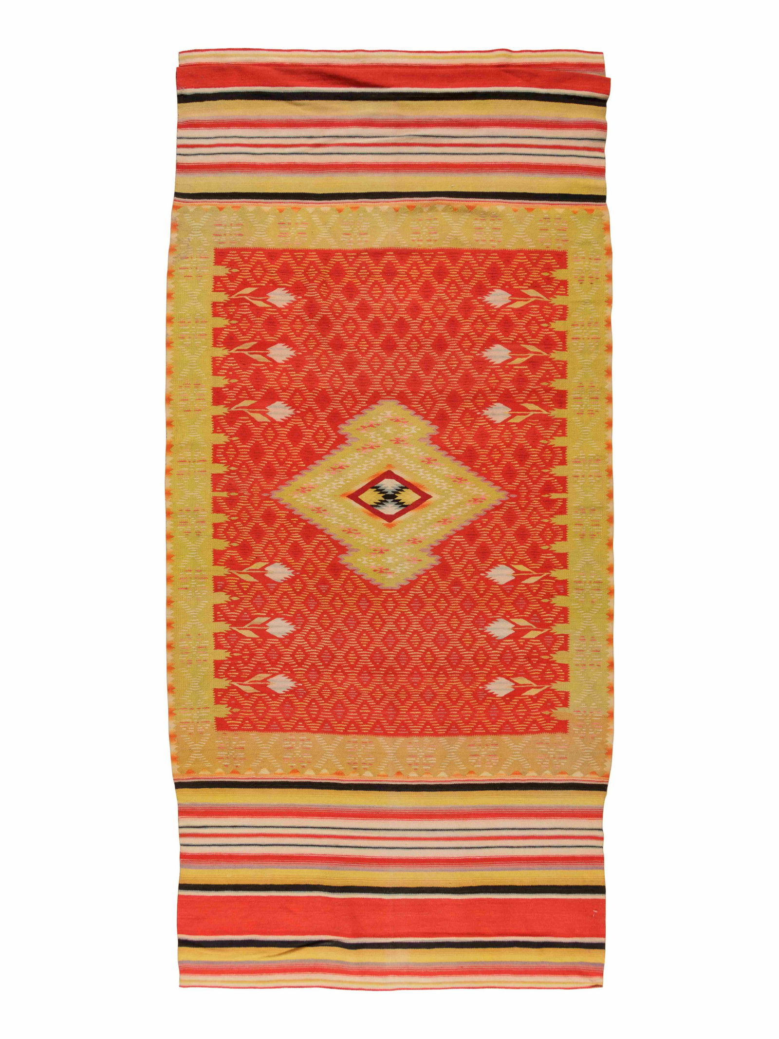 Mexican Saltillo Serape 86 x 41 1/2 inches (1 of 2)