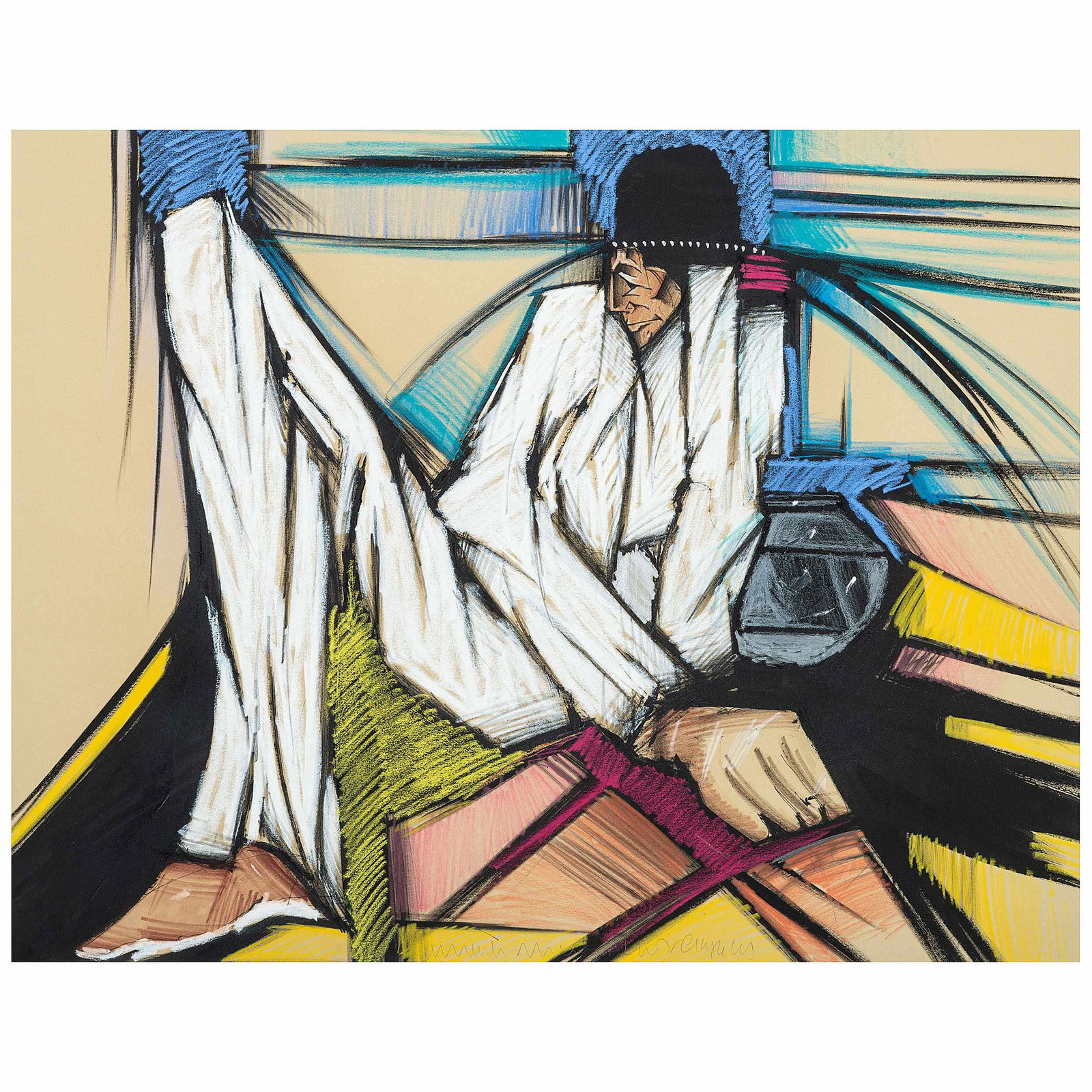 Amado Pena (Mexican / Yaqui, b. 1943) El Blanco, 1986 (1 of 1)