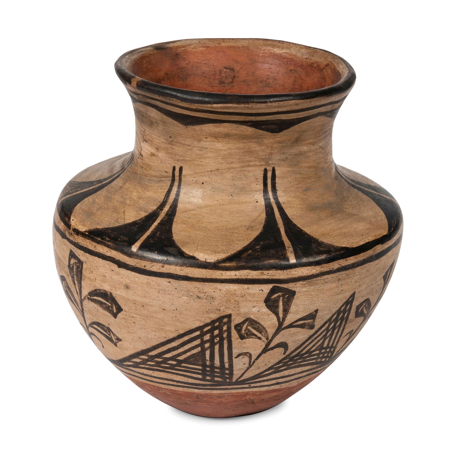 Kewa Pottery Jar height 6 inches x diameter 6 inches (1 of 6)