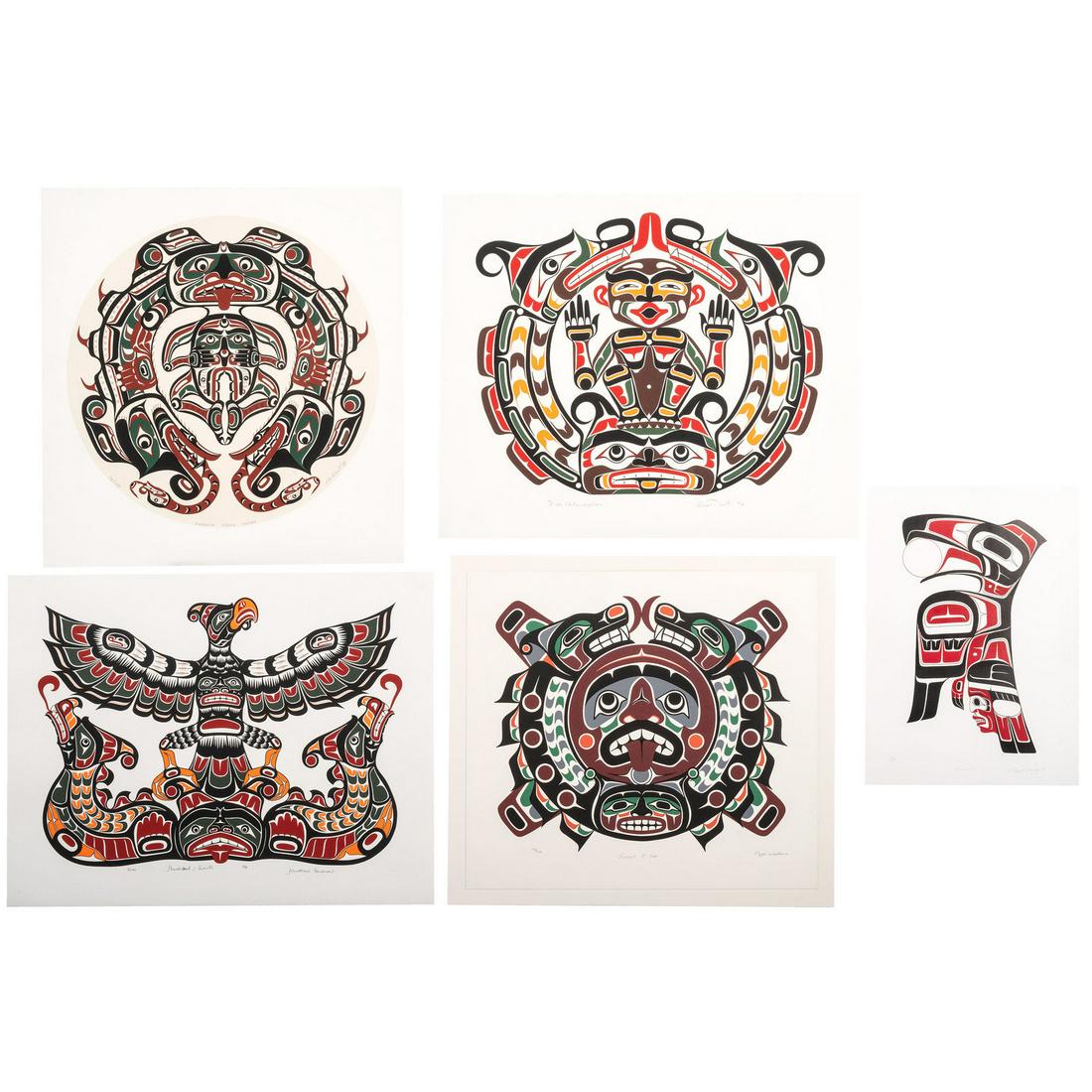 Group of Northwest Coast Prints (1 of 1)