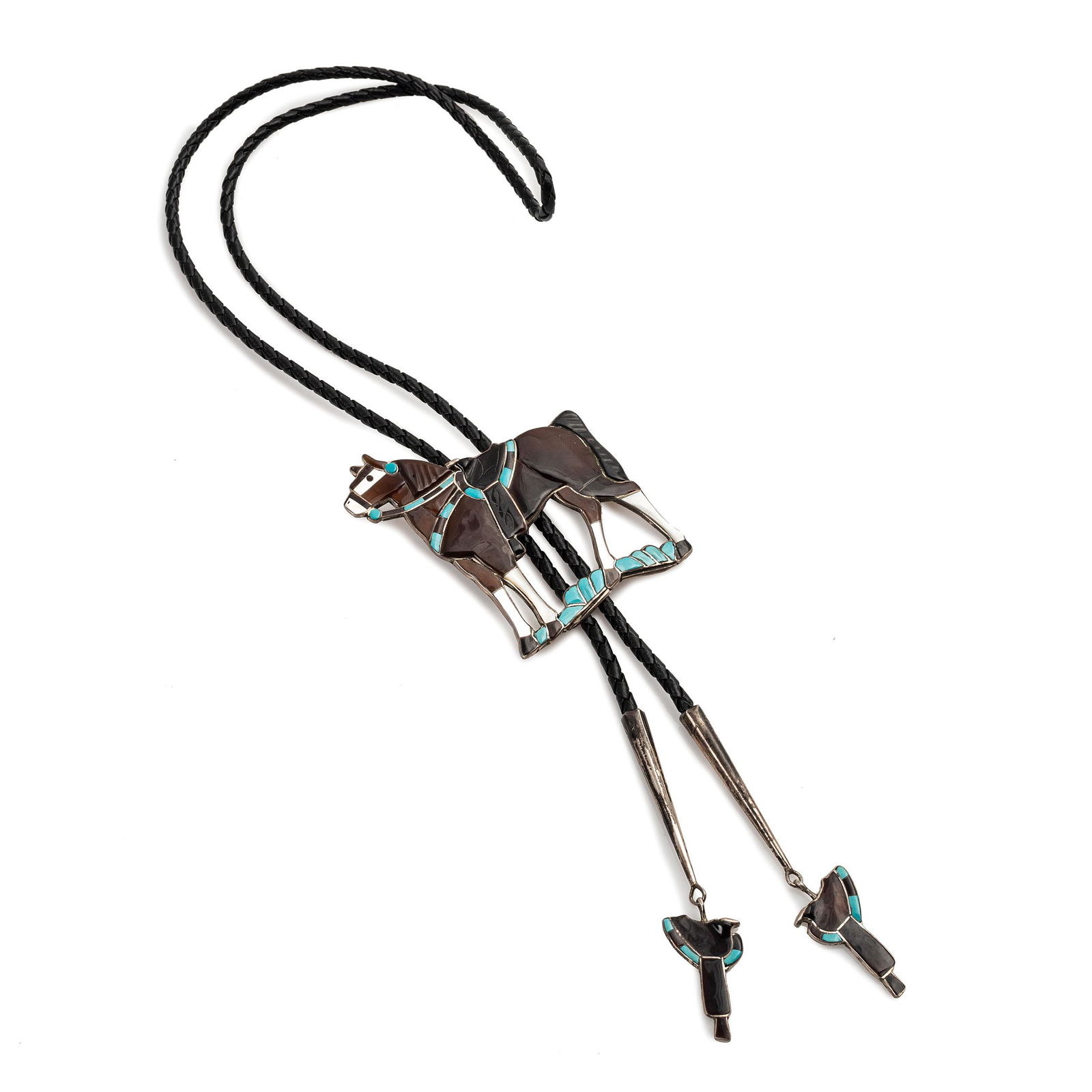 Jack Mahkee, Attributed (Zuni, 20th century) Silver and (1 of 2)