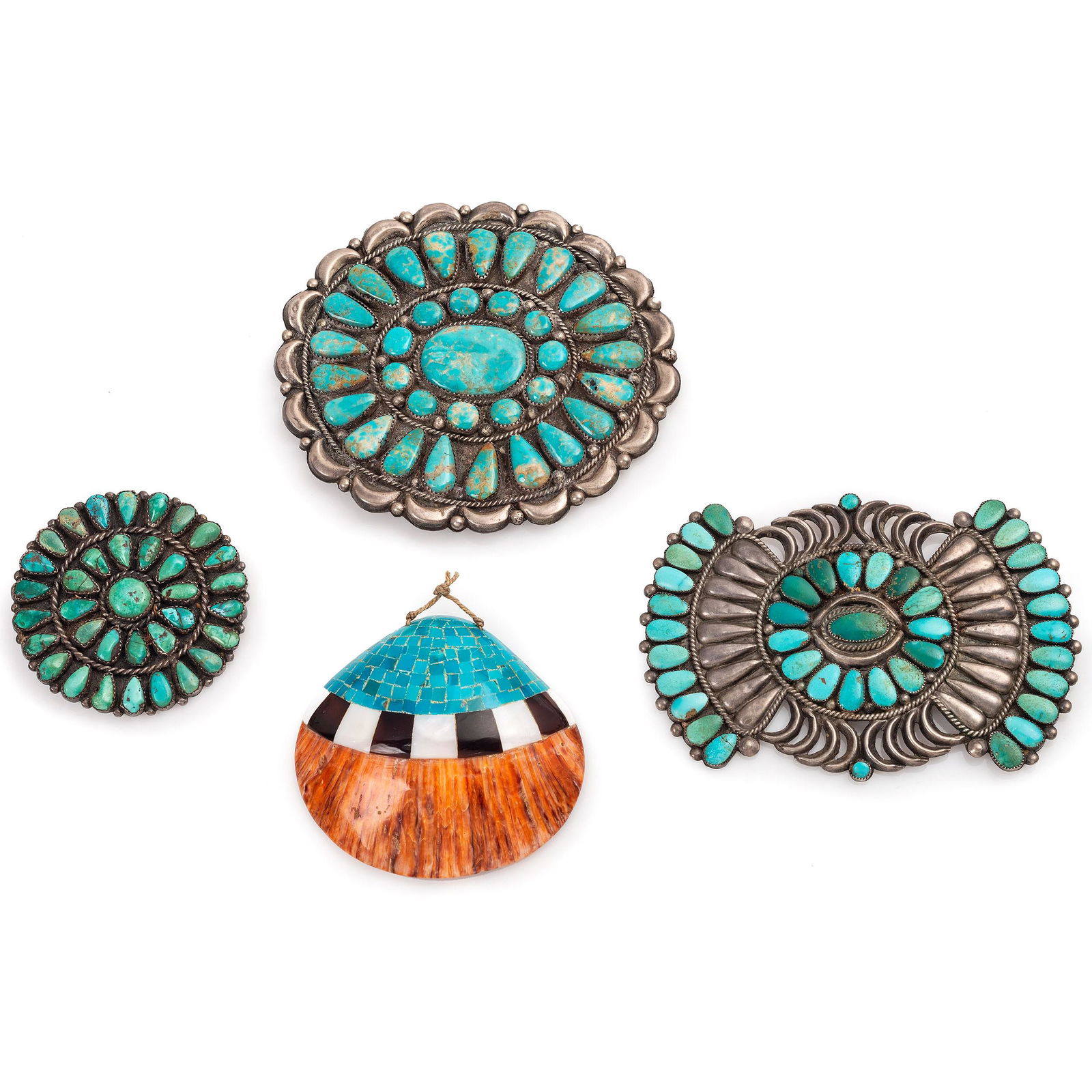 Navajo, Zuni, and Pueblo Pins / Pendants (1 of 2)