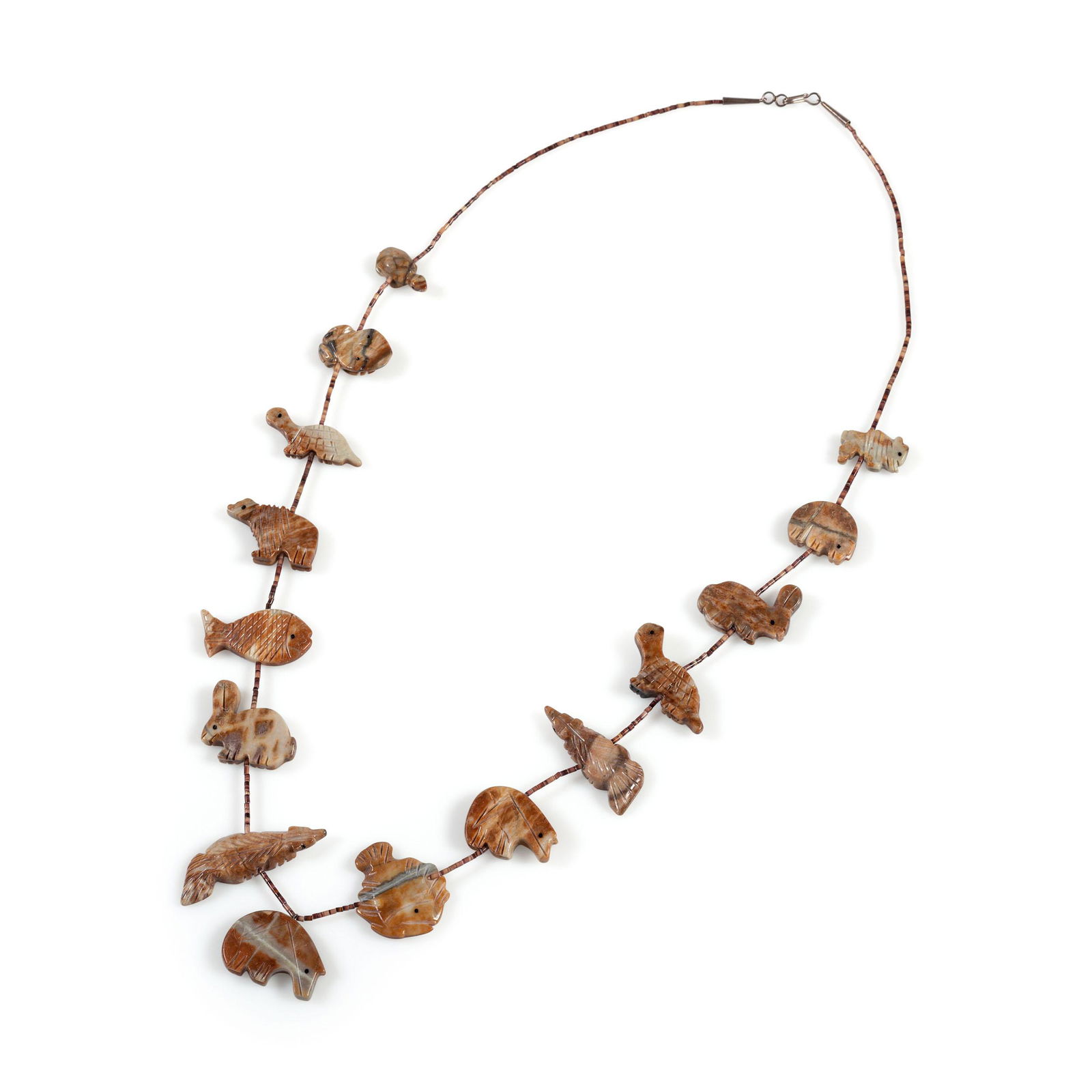 Zuni Single-Strand Fetish Necklace (1 of 2)