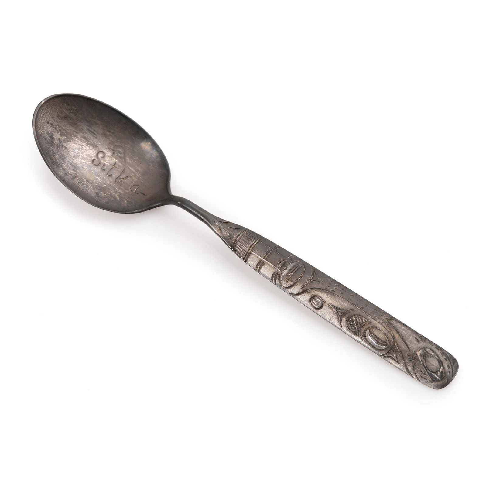 Northwest Coast German Silver Souvenir Spoon (1 of 3)