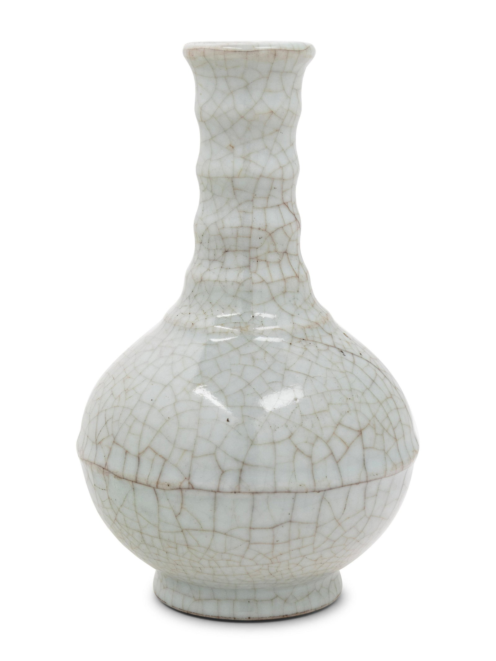 A Chinese Ge-Type Porcelain Bottle Vase (1 of 2)