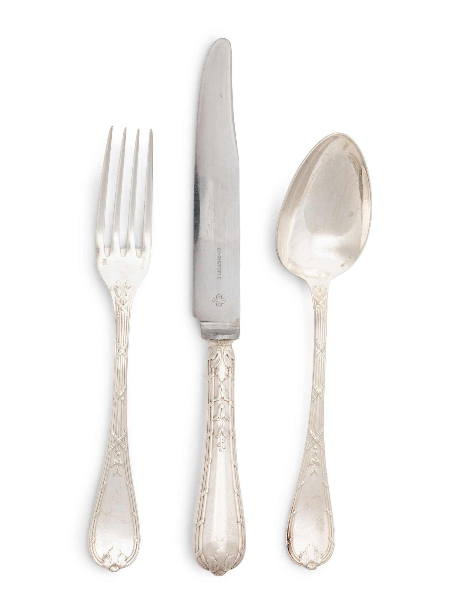 A Christofle Silver Plate Partial Flatware Service (1 of 2)