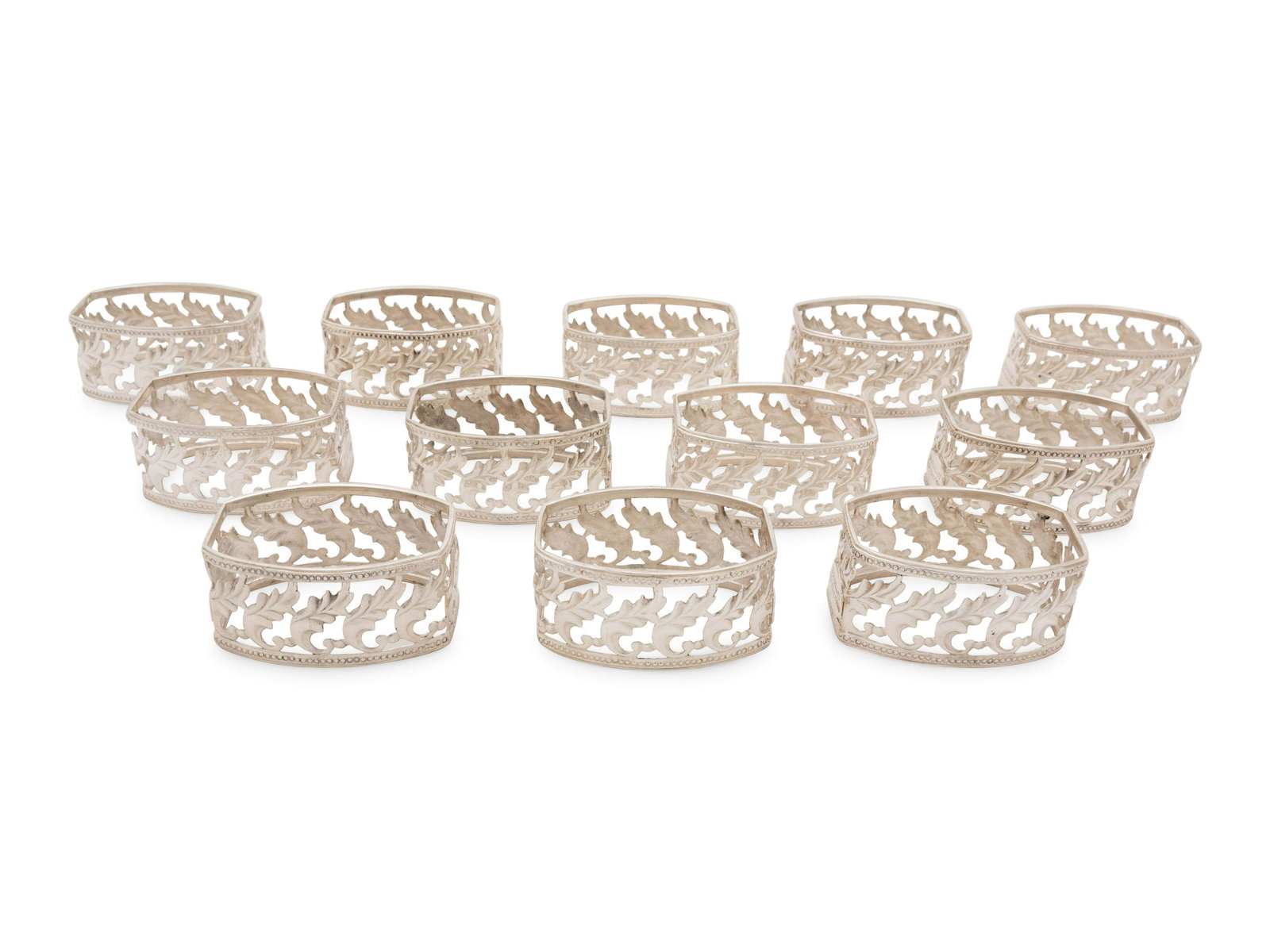 Twelve Buccellati Silver Napkin Rings (1 of 3)