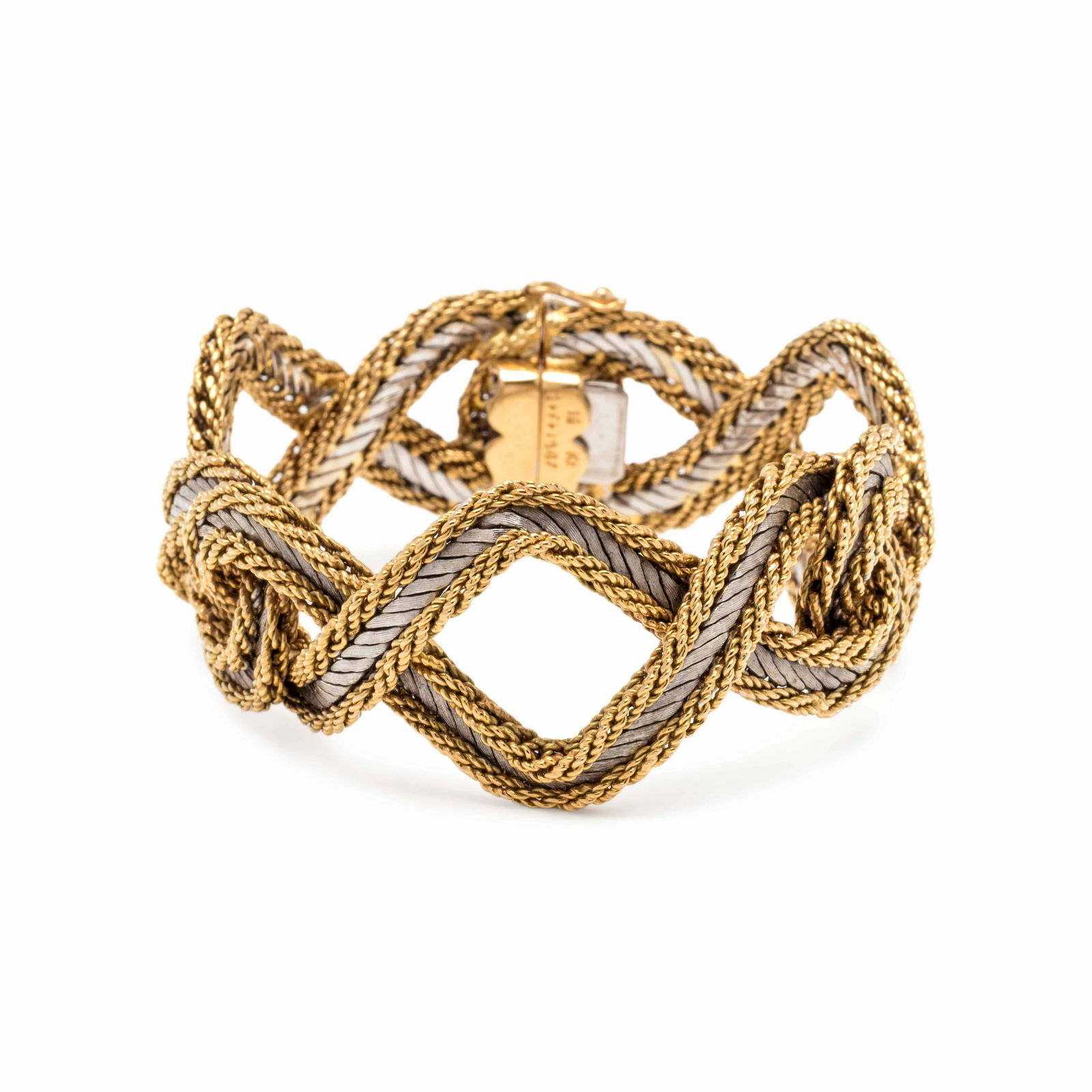 SPRITZER  FUHRMANN, BICOLOR GOLD BRACELET (1 of 2)